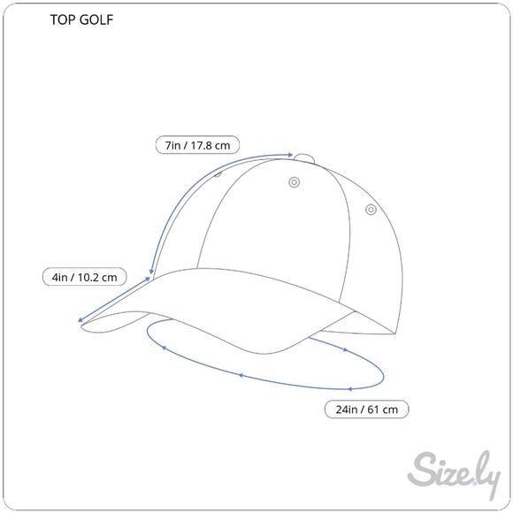 TOPGOLF Purple Palm Trees Sunset Aqua Purple Pink Satiny Baseball Cap Hat OS - Picture 2 of 11